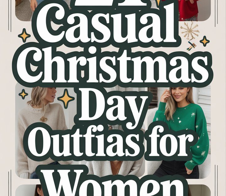 21 Casual Christmas Day Outfit Ideas for Women: Cozy, Stylish & Effortlessly Chic
