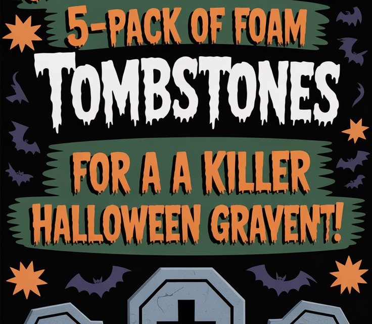 5 Ways to Achieve a Killer Halloween Graveyard Scene with the BEST Foam Tombstones