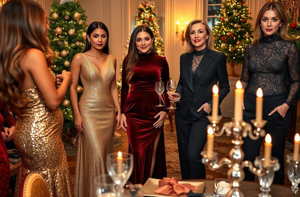 Classy Christmas Outfit Ideas for Women
