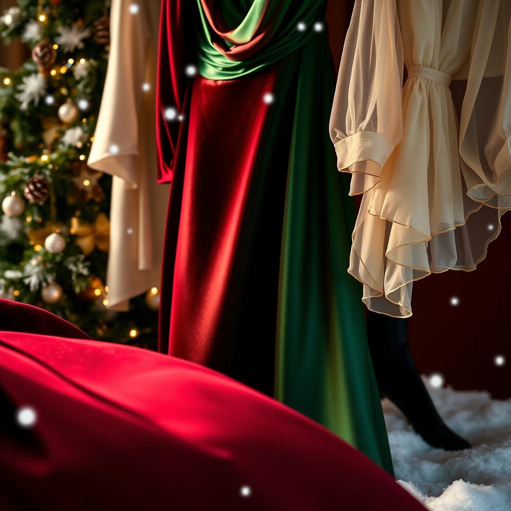 luxurious winter fabrics for classy Christmas party outfits luxurious winter fabrics for classy Christmas party outfits