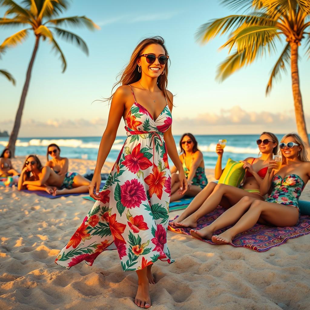 women's festive beachwear