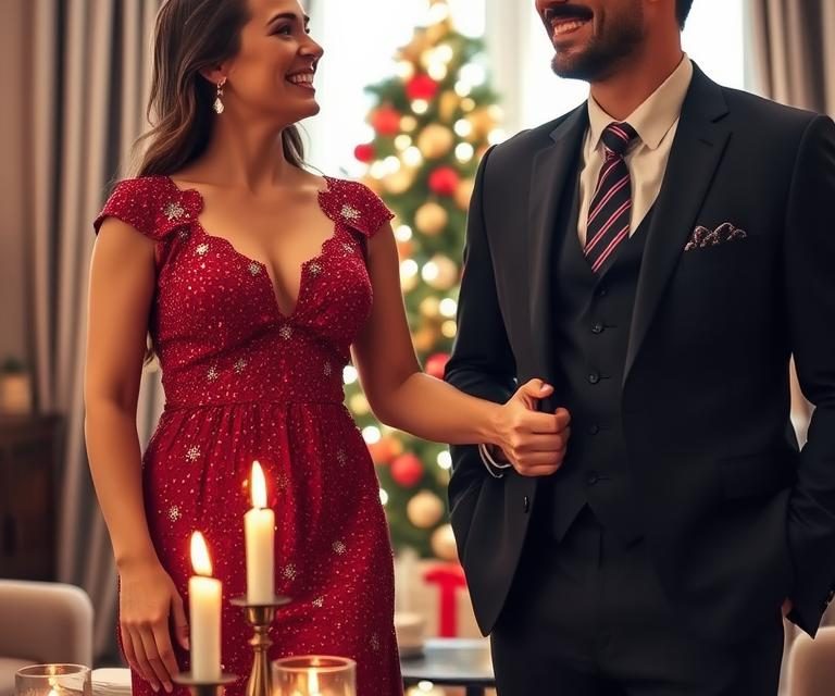 Dazzle on Christmas Eve: Outfit Inspiration for Your Date