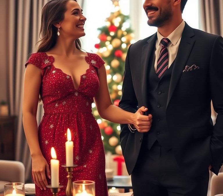 Dazzle on Christmas Eve: Outfit Inspiration for Your Date