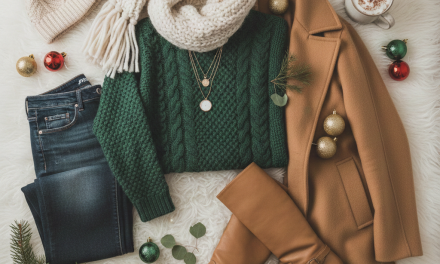 Cold Christmas Outfit Ideas for Women Winter