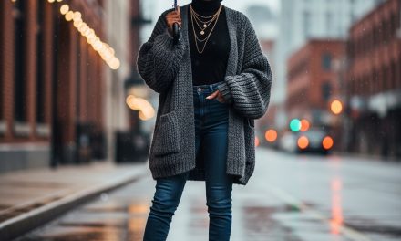 Cute Rainy Day Outfit Winter Black Women Dark Cozy Aesthetic: 25+ Looks