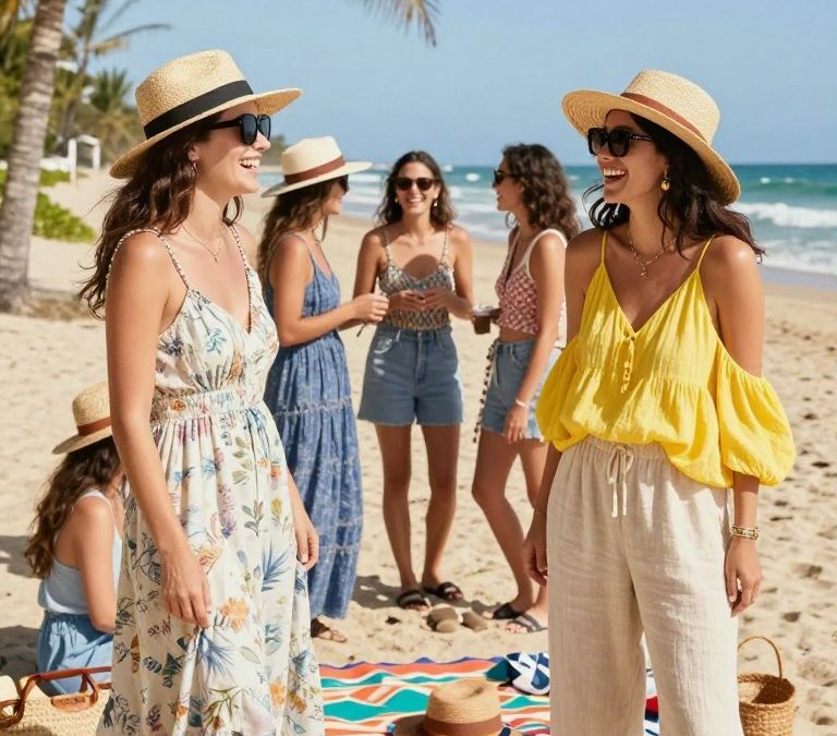 Stylish Summer Beach Outfits for Women: Casual Fashion Ideas