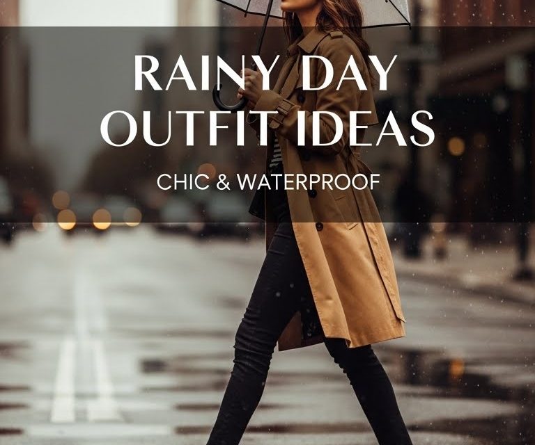 Rainy Day Outfit Ideas Women Love This Year.