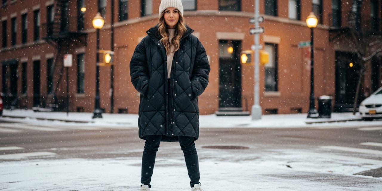 25 Cold Weather Puffer Coat Street Style Looks