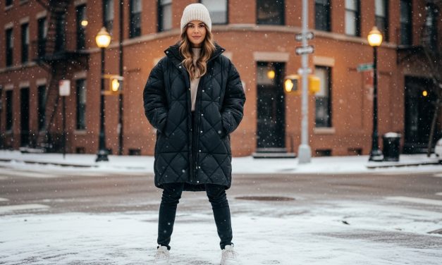 25 Cold Weather Puffer Coat Street Style Looks
