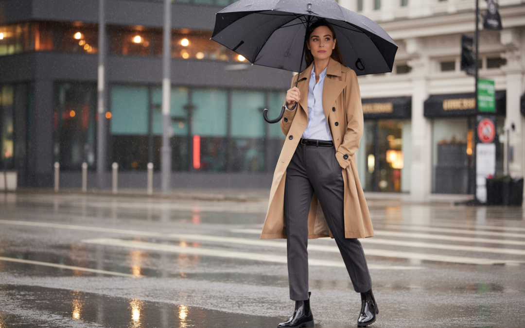 Rainy Day Office Outfit Winter Women: 25+ Chic Looks That Beat the Weather