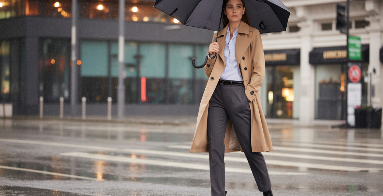 Rainy Day Office Outfit Winter Women: 25+ Chic Looks That Beat the Weather