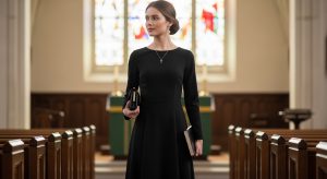 Slimming maxi dress Black church's outfits