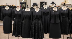 Black women's church dresses with jacket