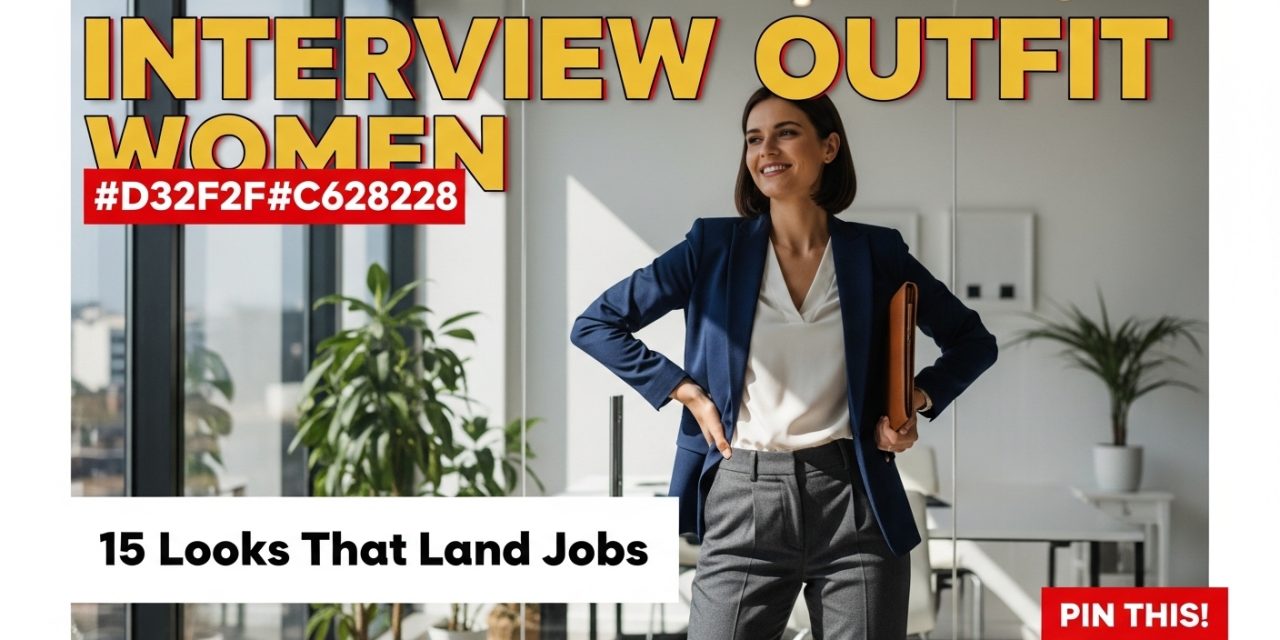 Interview Outfit Women: 15 Outfits That Land Jobs.